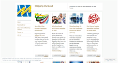 Desktop Screenshot of bloggingoutloud.verticalmarketing.net